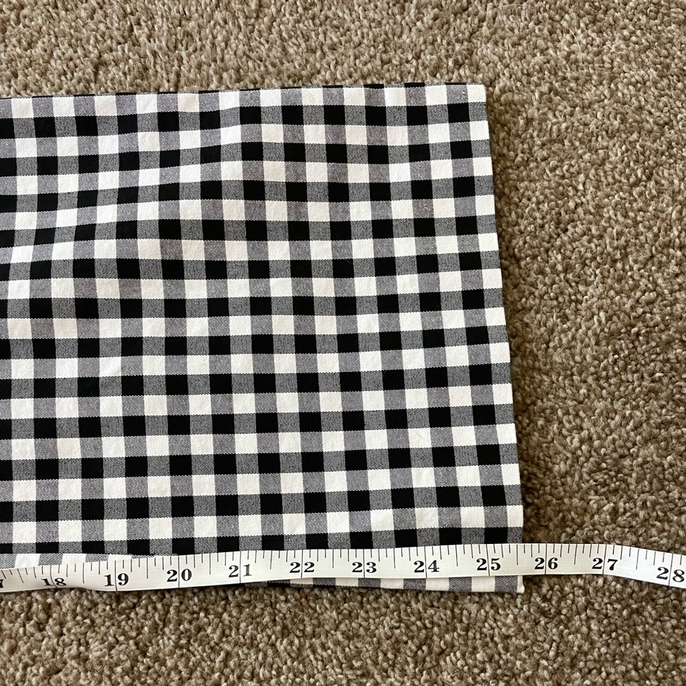 Free People - Gingham Florence Crop Pants / Black & White - Picture 5 of 6